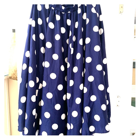 Mlle Gabrielle Dresses & Skirts - Plus Size Polka Dot Skirt